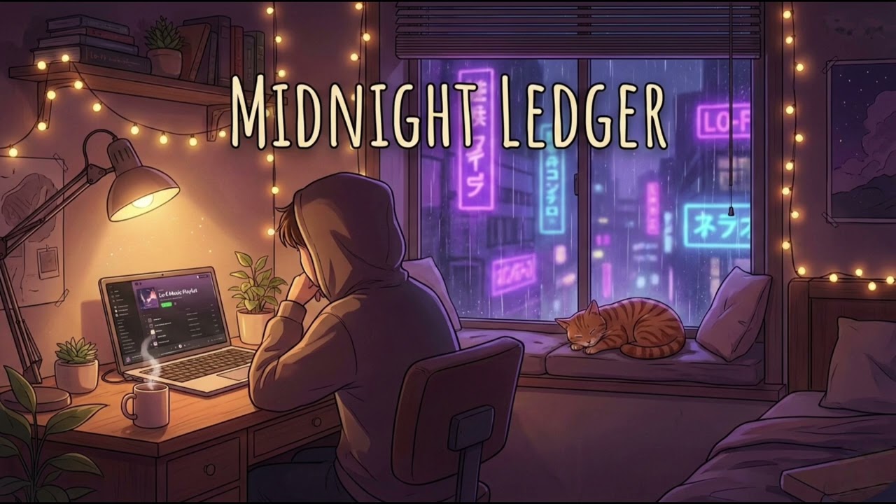 Midnight Ledger - san h. Music (AI Generated) | Chill Lo-Fi Hip Hop