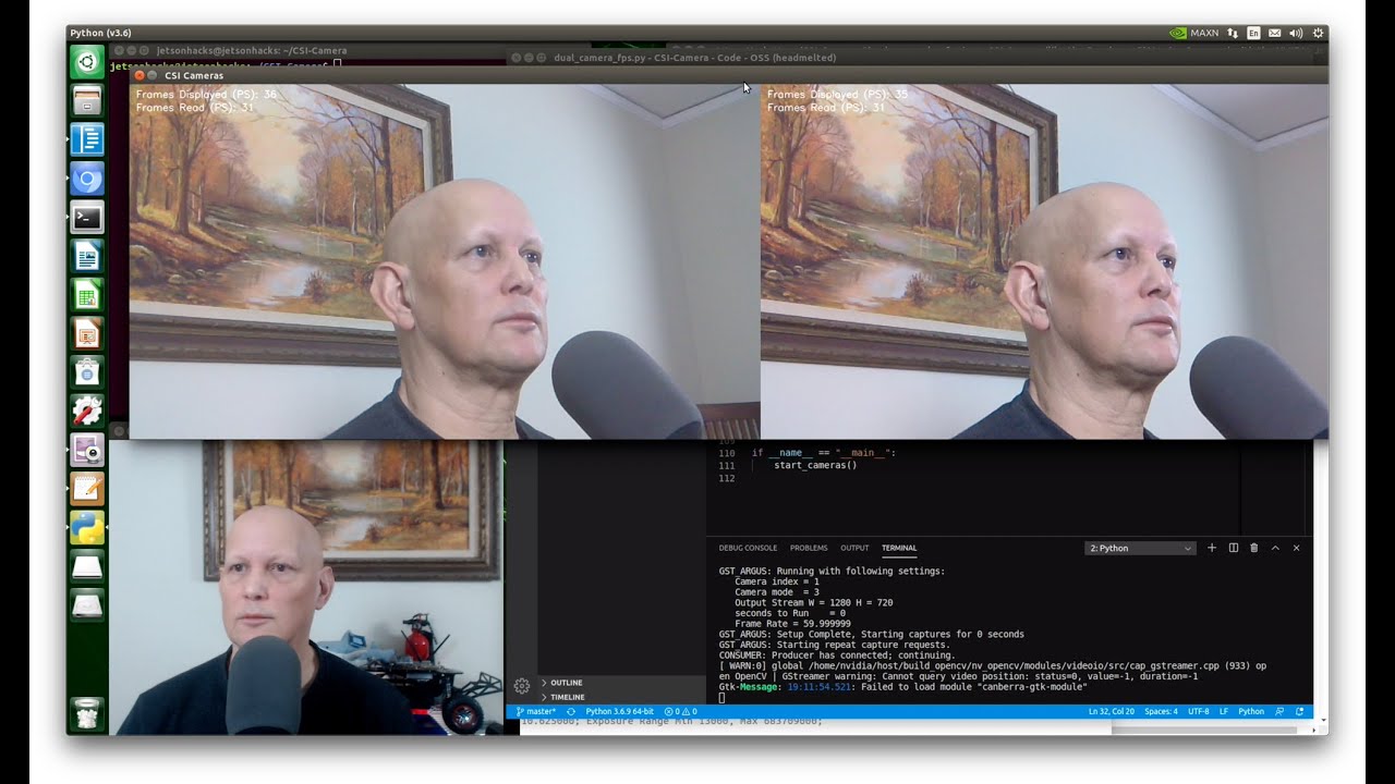 Jetson Nano B01 - Dual RPi Cameras + how to get faster frame rates