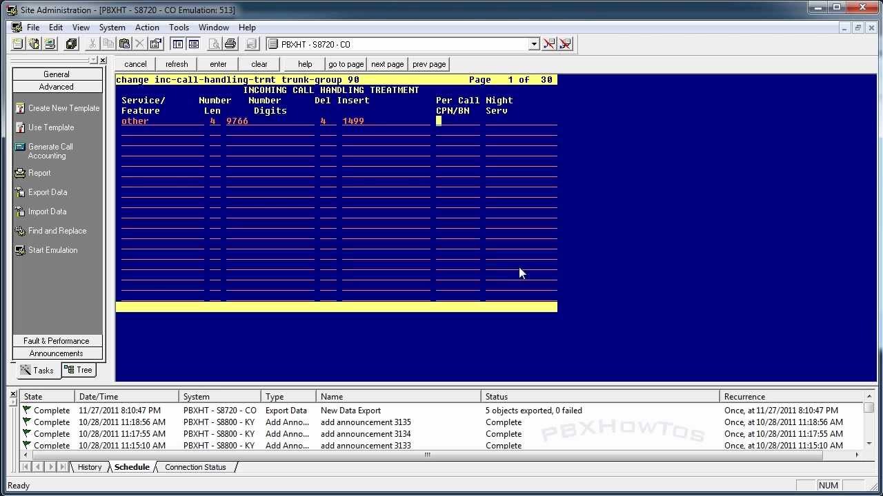 Quick Tips - Incoming Call Trunk Treatments - Avaya PBX 5.2 - HD