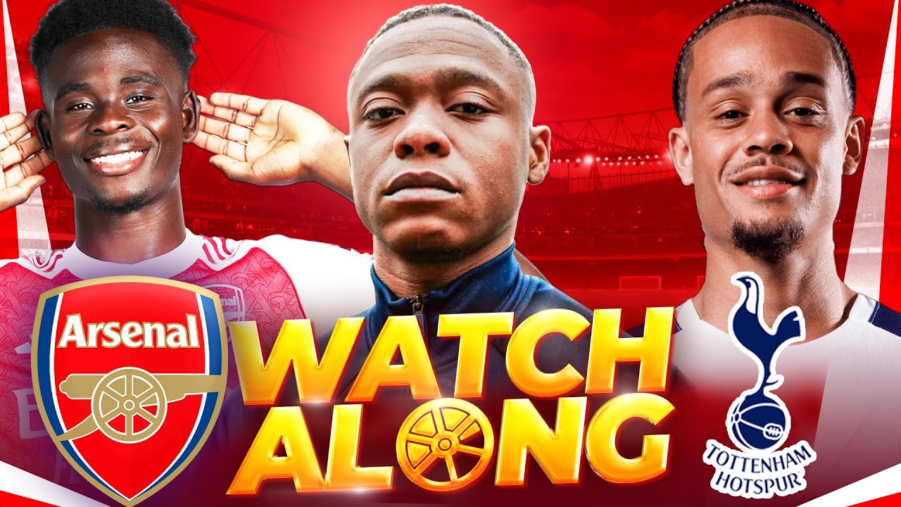 Arsenal 4-1 Tottenham NLD Live Premier League Watch along @deludedgooner