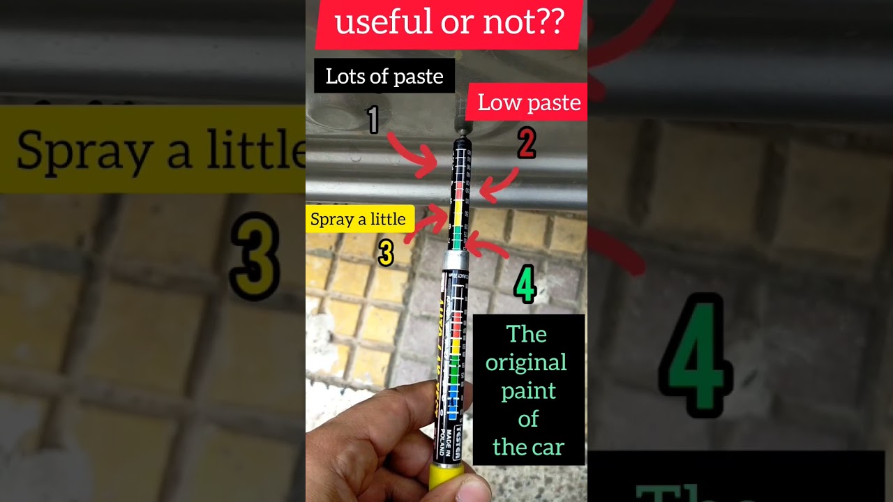 Gauge Auto Paint Coating Car Body Damage Detector, Crash-Test Check for Shopping Used car
