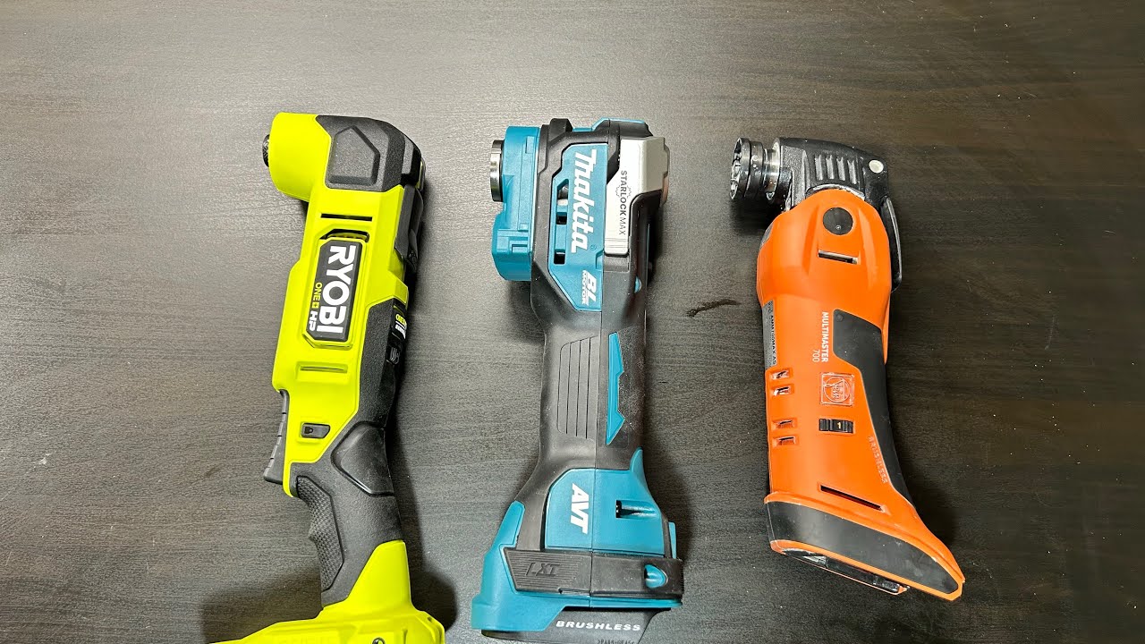 Kupiłem Ryobi RMT18X, żebyś ty nie musiał. Test  Ryobi RMT18X vs Makita DTM52 vs Fein AMM 700