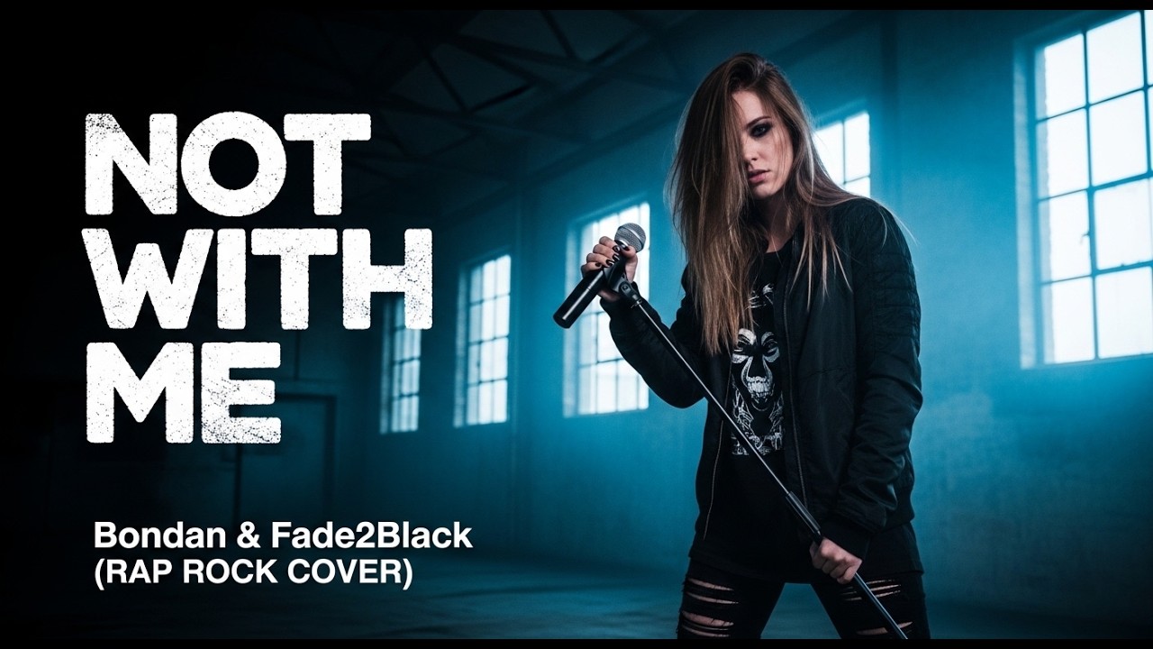 NOT WITH ME – Bondan & Fade2Black (RAP ROCK COVER) | Female Rock Version