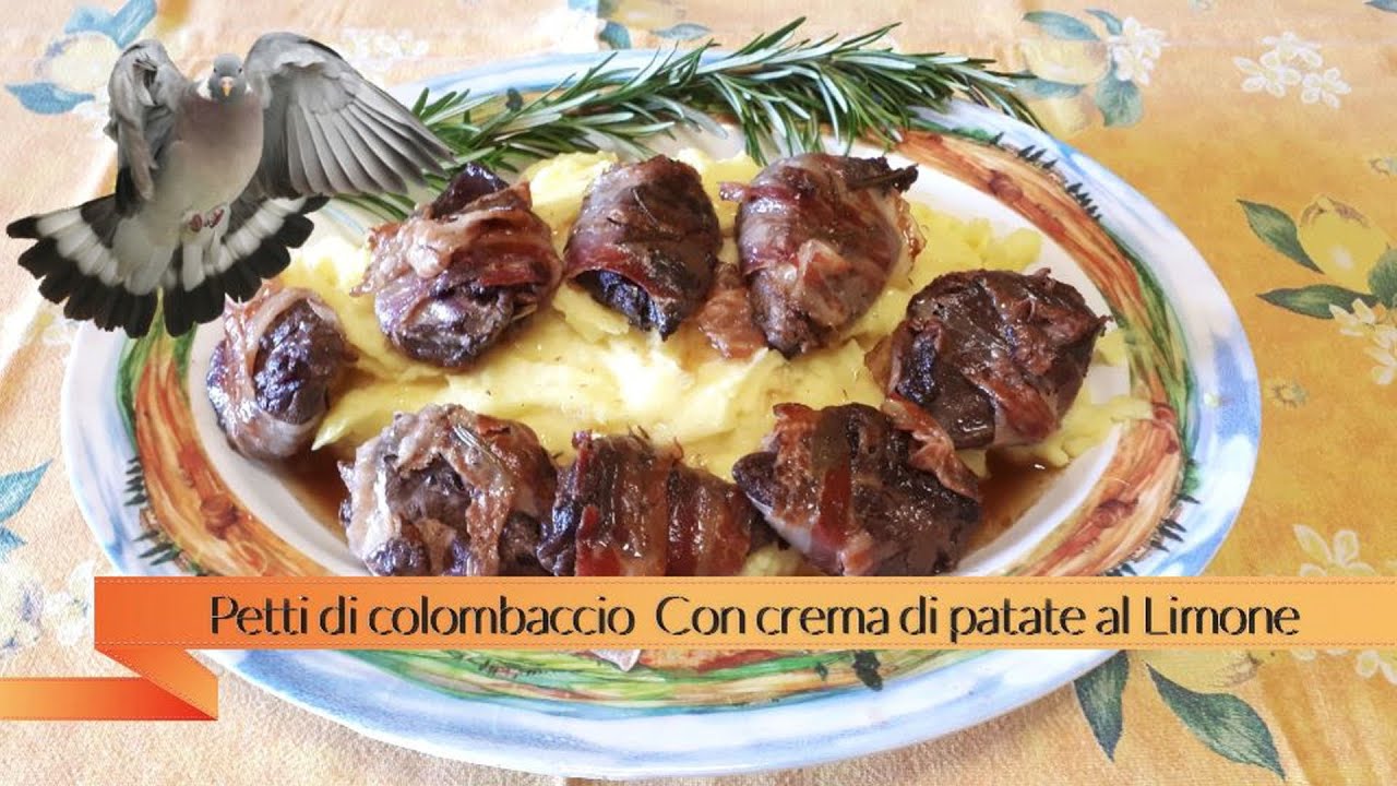 Petti di colombaccio alla crema di limone