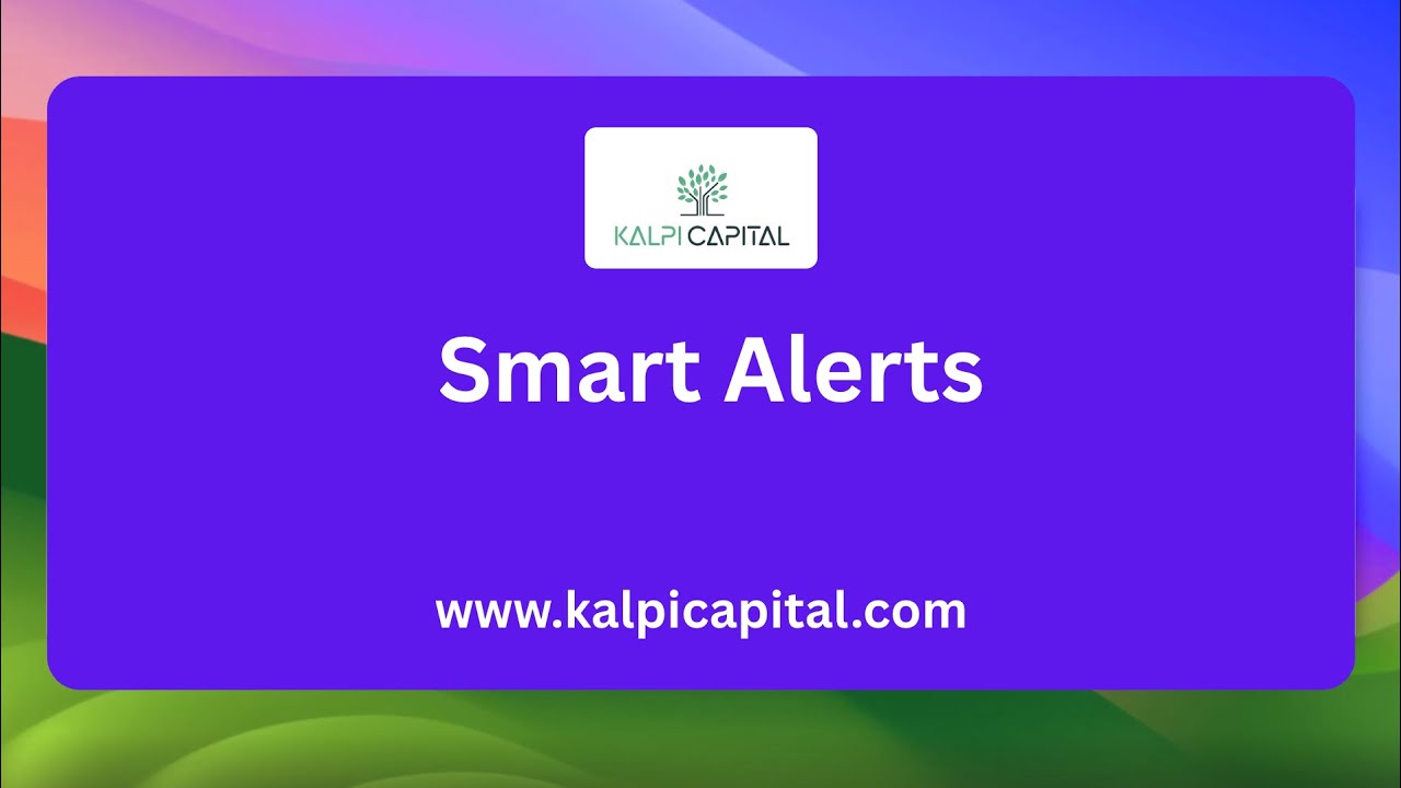 Kalpi Smart Alerts | Best Stock Alerts App in India | Get Stock Notifications via Email 🚀