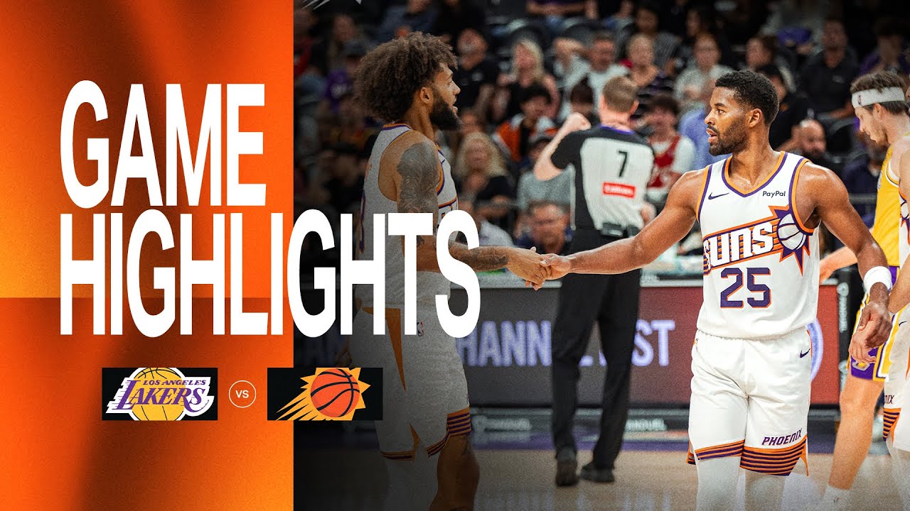 Phoenix Suns Preseason Game Highlights vs. Los Angeles Lakers | 10-14-2025