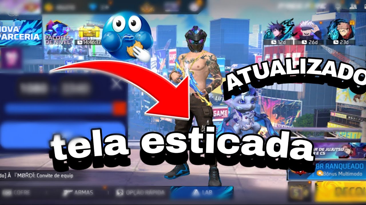 Como esticar tela do Free Fire | Em 2026 ATUALIZADO 🥳🎉 Bloodz⚡Terceiro vídeo