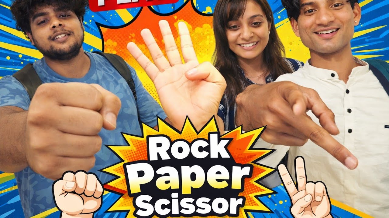 PLAY😊 ROCK 🪨 PAPER 🗞️ SCISSOR ✂️