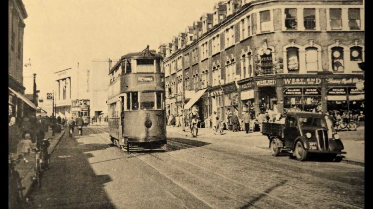 old trams in south west london