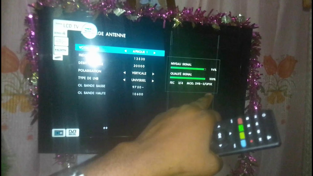 paramètres un décodeur HD canal+