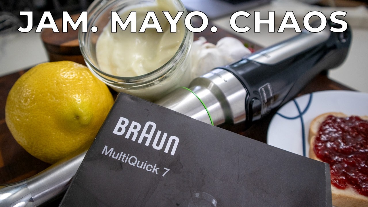 Braun MultiQuick 7 Review & Testing Mayo and Easy Strawberry Jam recipe | Unboxing Father's Day Gift