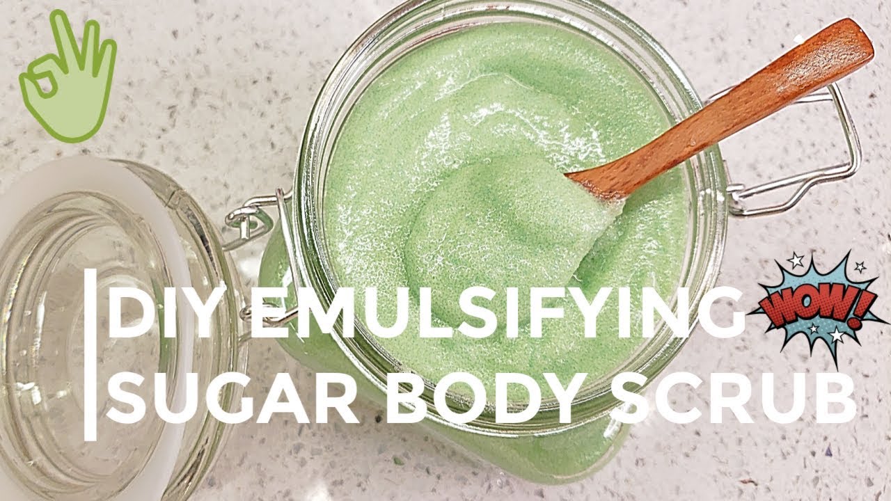 How To Make Emulsifying Sugar Body Scrub
