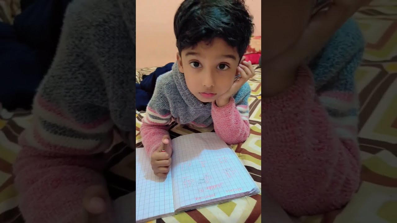 Serious Study Mode On 😎📚 | My Son Doing Homework #homework #studytime #minivlog 