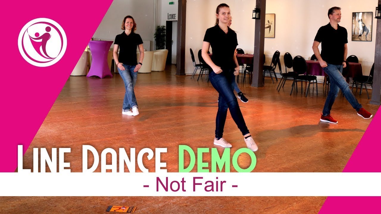 Beginner Line Dance 🤠 NOT FAIR 🤠 - Demo zum Mittanzen für Einsteiger 😍 #linedance 💃🏼 🕺🏼