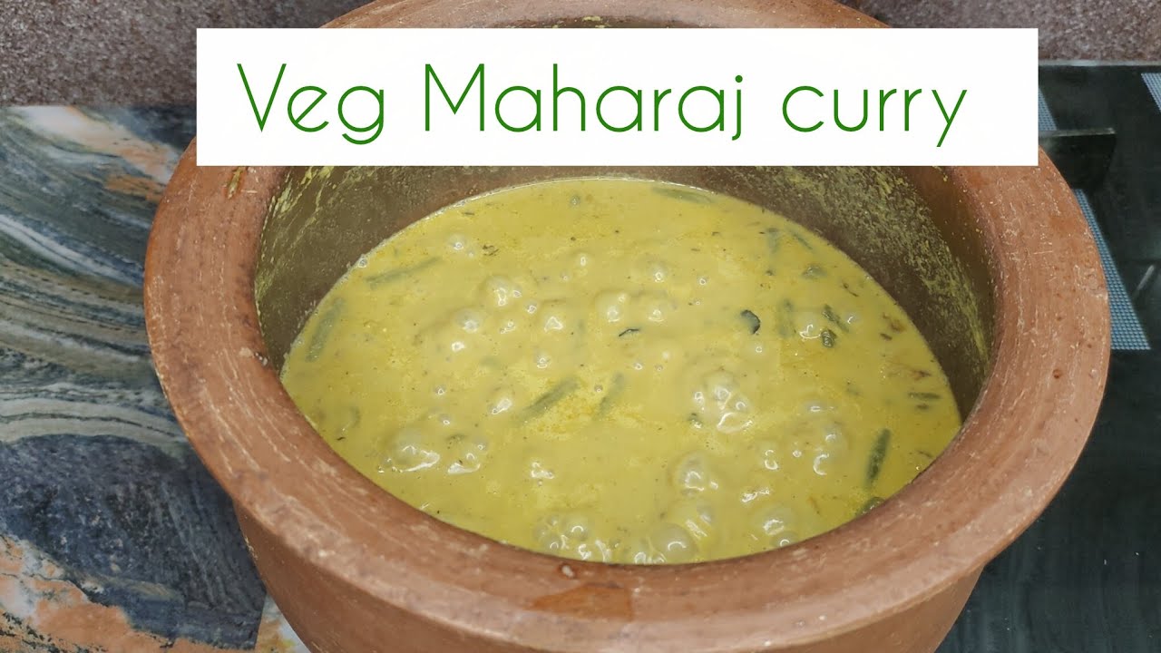 వెజ్ మహారాజ్ కర్రీ||veg Maharaj curry in Telugu by Sandhya kitchen India 