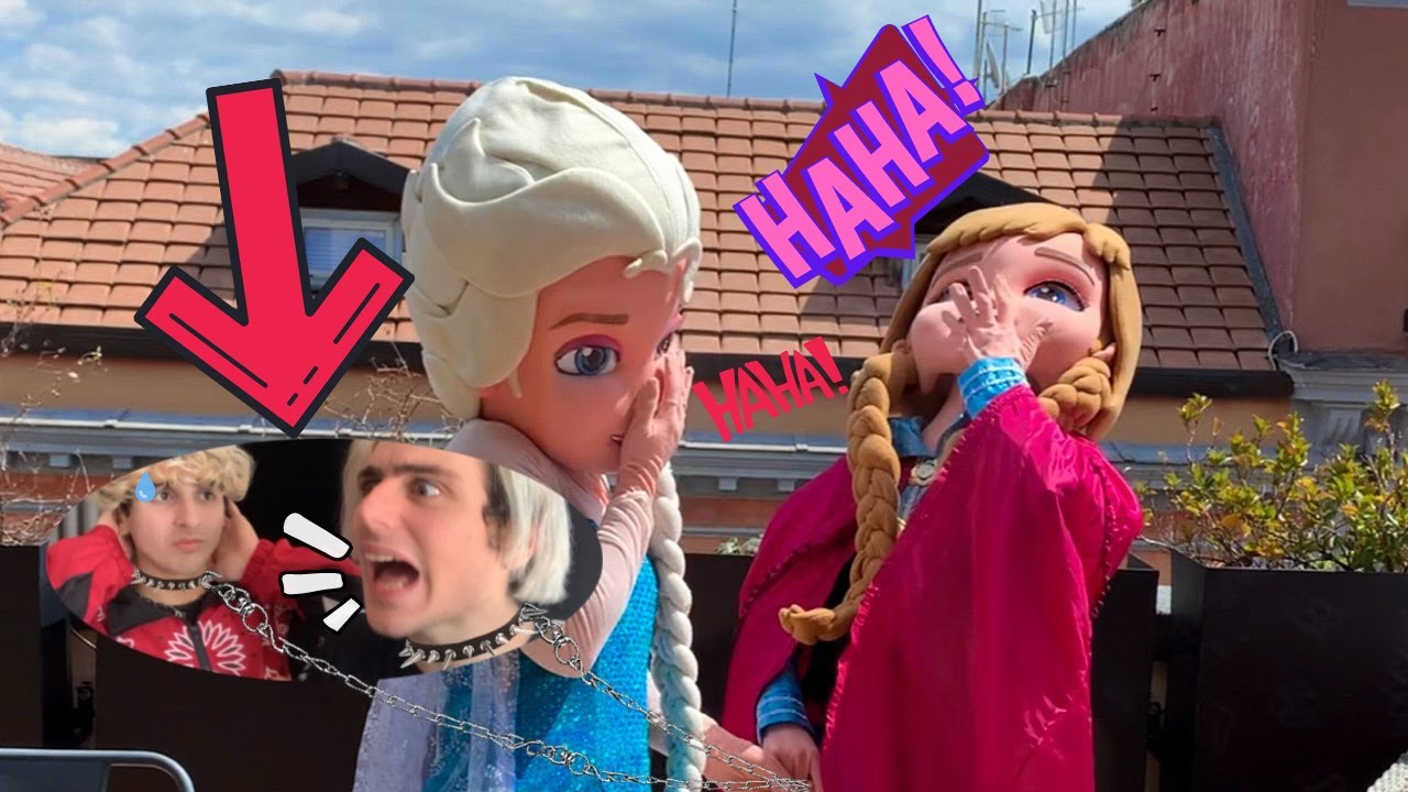ANNA ED ELSA DI FROZEN CI VOGLIONO CACCIARE DI CASA!