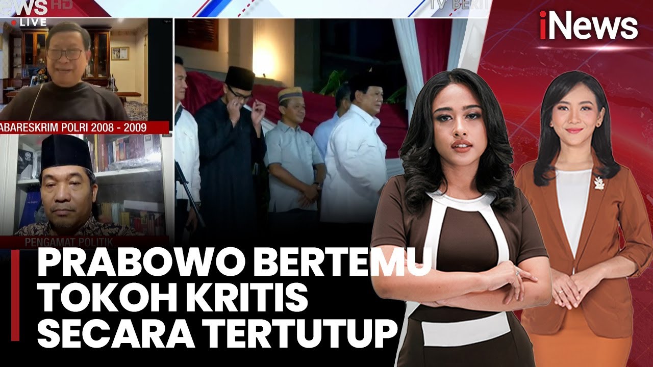 Prabowo Gelar Pertemuan Tertutup dengan Tokoh Kritis dan Oposisi |iNews Sore (01/02)