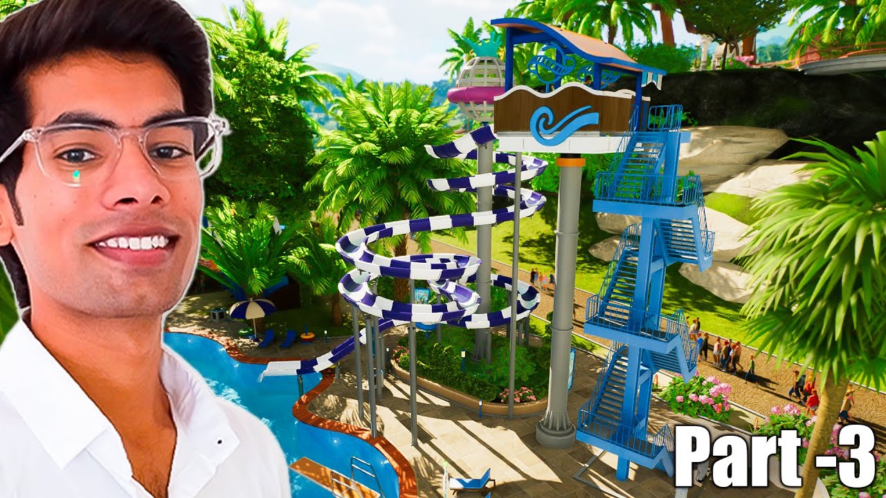 I Built the CRAZIEST Water Slide! - Planet Coaster 2 [Part 3]