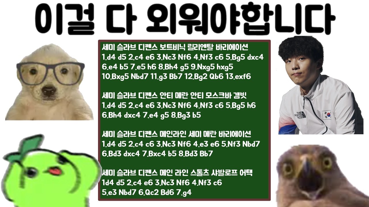 이준혁X슥슥이 오프닝 티어리스트 흑 12편 - 슬라브, 세미슬라브