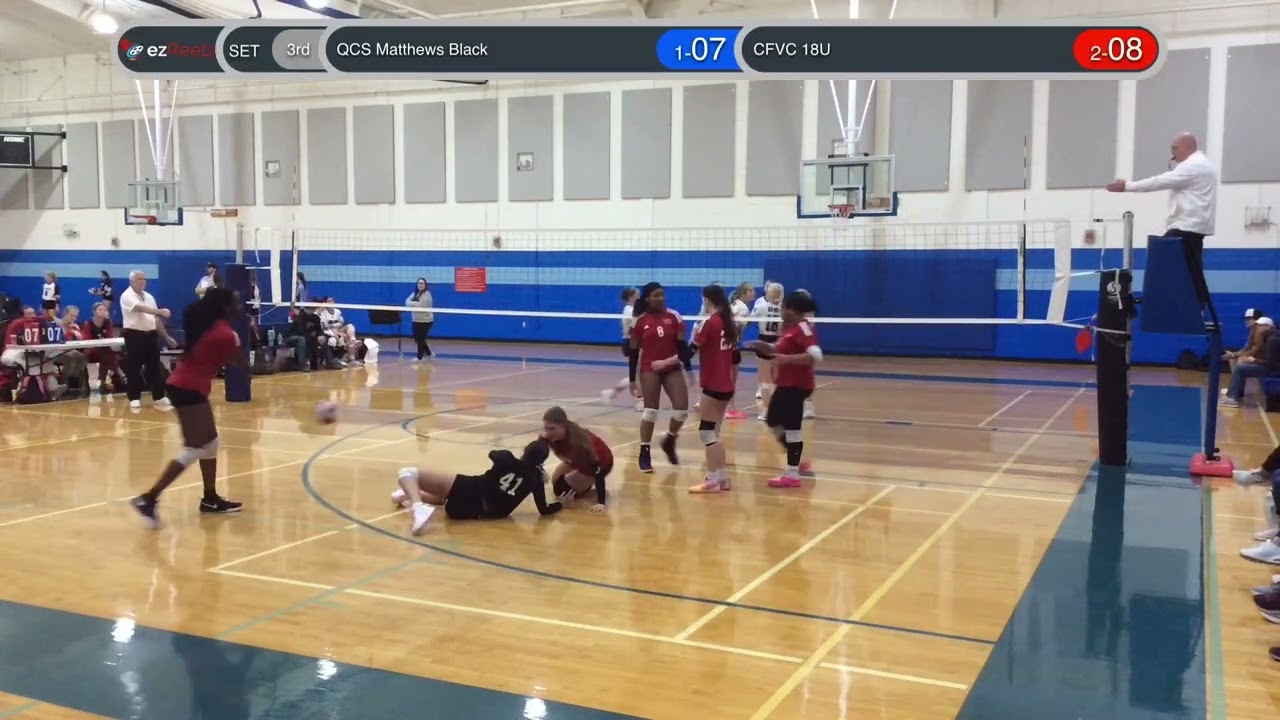 QCS Matthews Black vs CFVC 18U, 2024-04-14, Day 2, Match 1, 3rd Set