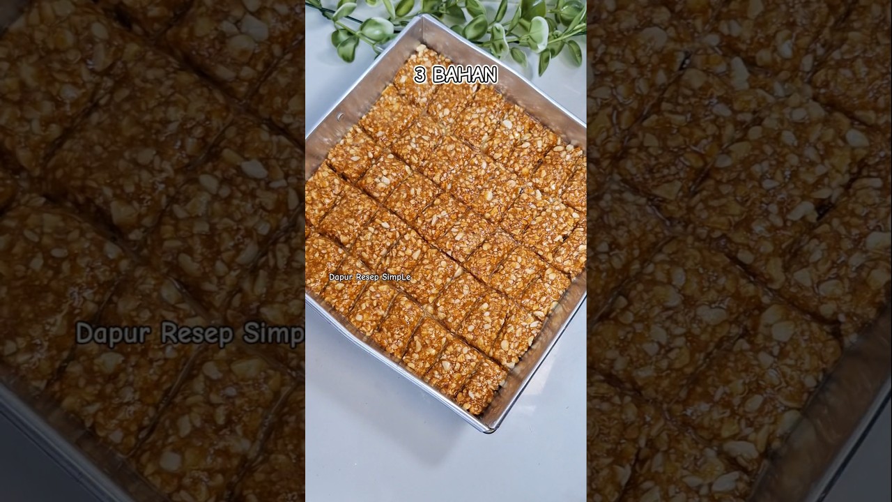 Teng Teng Kacang 3 Bahan #kuekacang