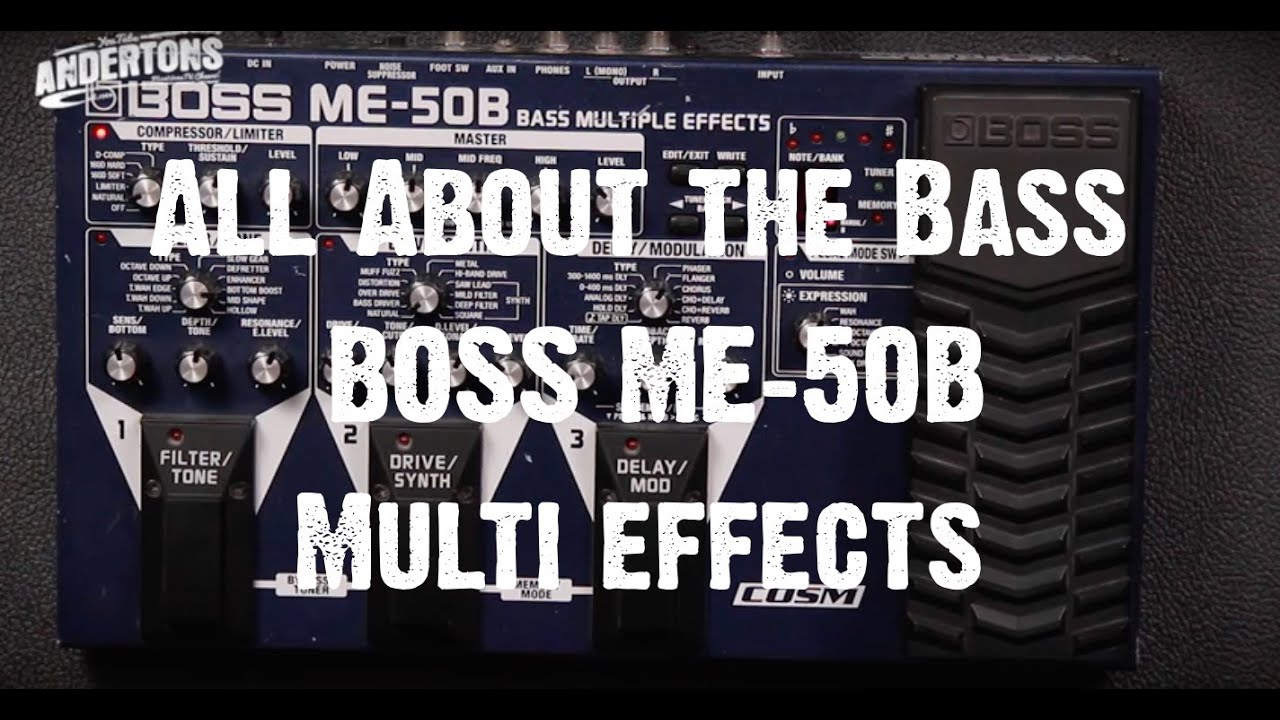 All About the Bass - BOSS ME50B - Put Your Foot On It