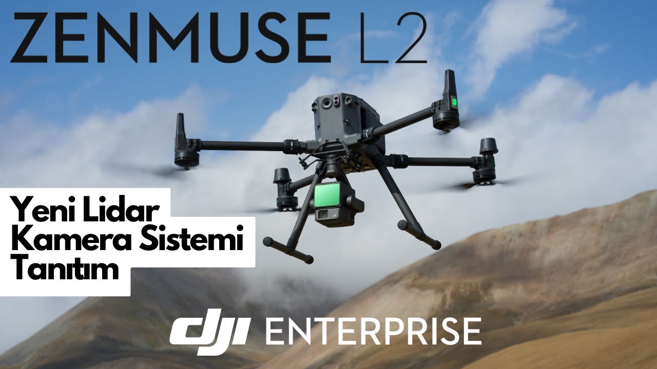 ve karışınızda Yeni DJI Zenmuse L2 Lidar Kamera...