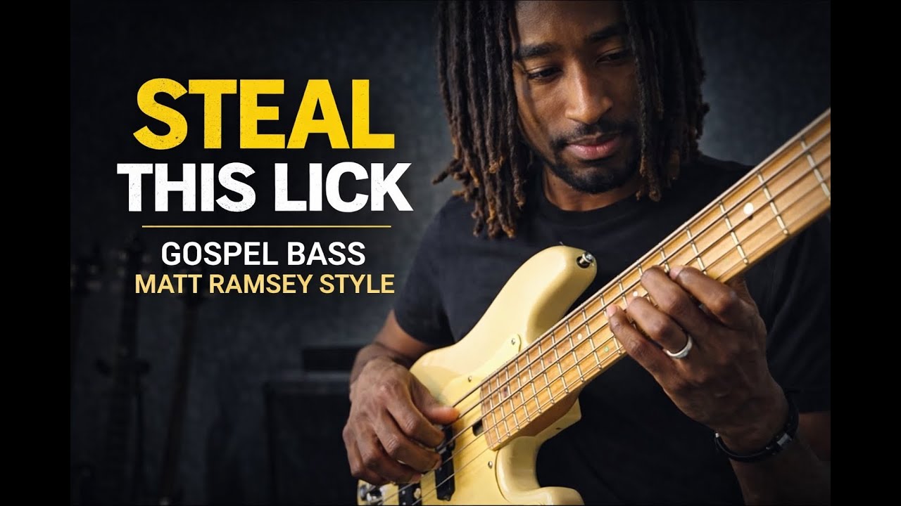 Steal this gospel bass lick from Matt Ramsey