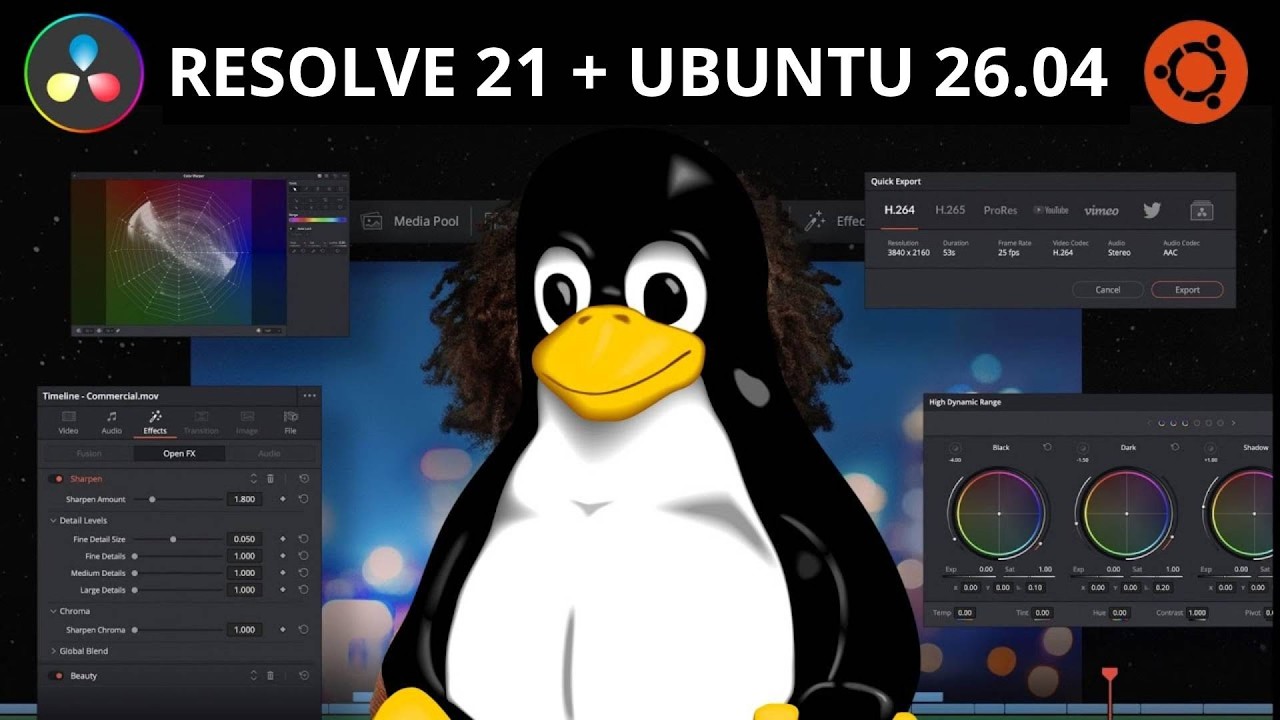 How To Install Davinci Resolve 21 on Ubuntu 26.04 with NVIDIA GPU!