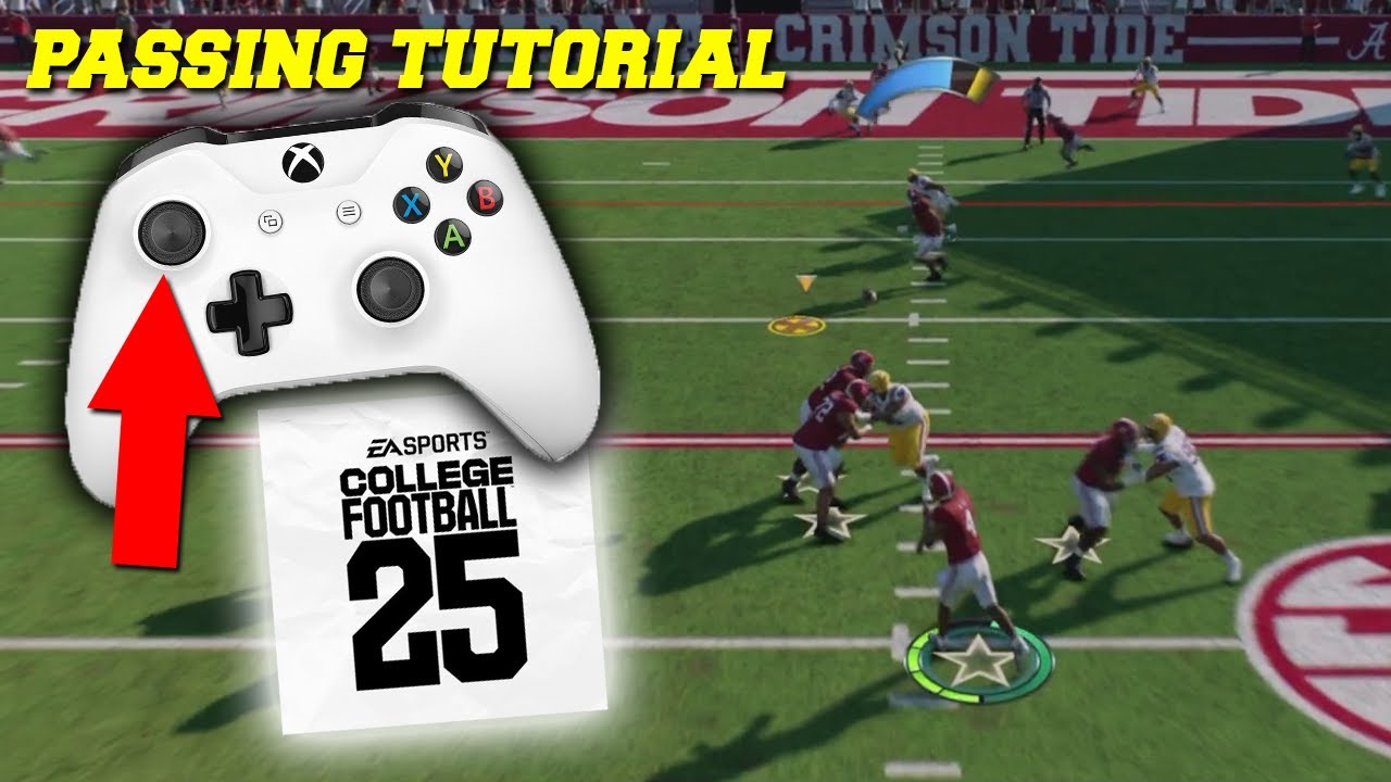 How to Layer the Football in College Football 25 | Passing Tutorial | Left Stick Placement INSANE