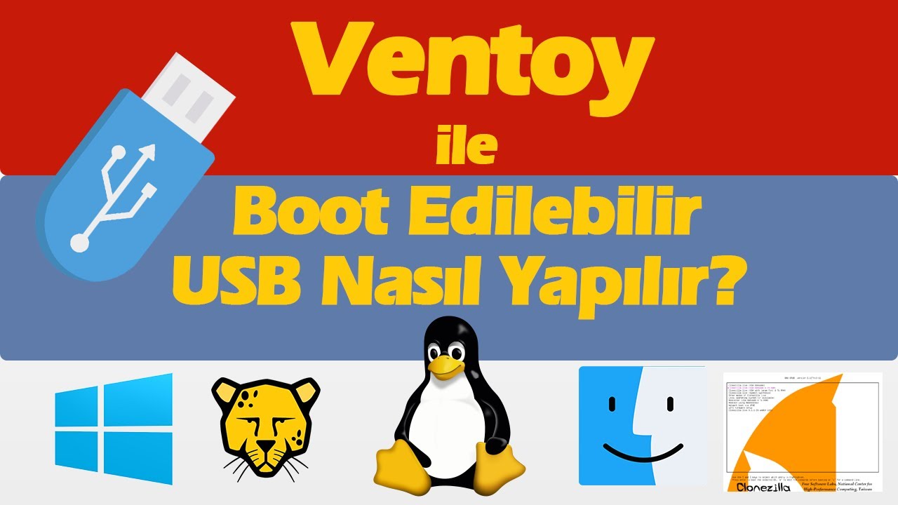 Ventoy ile Boot Edilebilir USB Nasıl Yapılır? (Adım Adım Anlatım)
