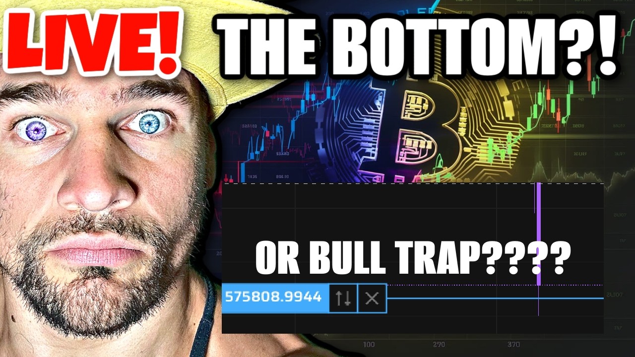 BITCOIN - HUGE Trap or REAL BOUNCE?! Live Trading & analysis!