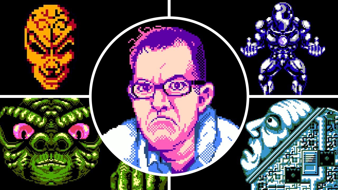 Angry Video Game Nerd 8-bit - All Bosses [No Damage, No Power-Ups, Hard] + Ending