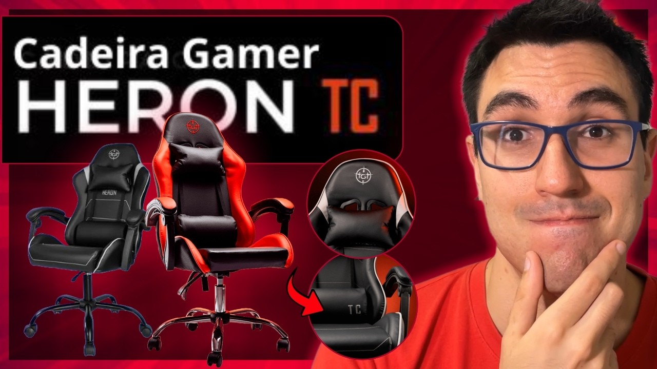 CADEIRA GAMER HERON TGT TC | VALE A PENA? REVIEW