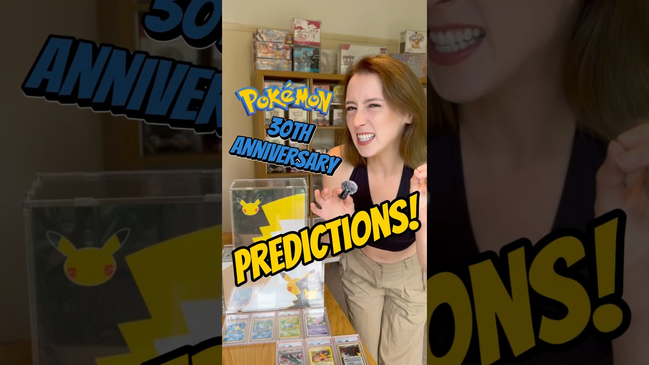 Мой ПРОГНОЗ на 30-летие Pok&eacute;mon! 🥳🤔 | Инвестирование и коллекционирование карт Pok&eacute;mon #Pokemon