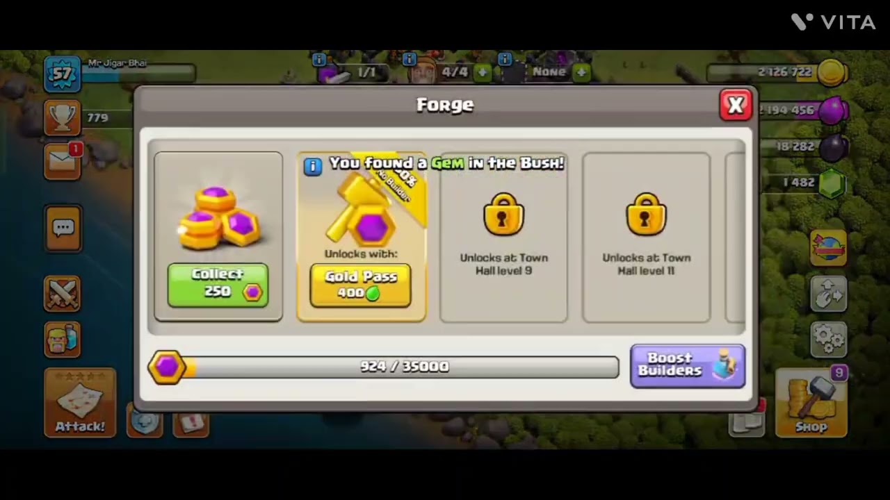 I cleaned my coc bas and clam my all gift with my old favourite song #clashofclans #coc #cleaning