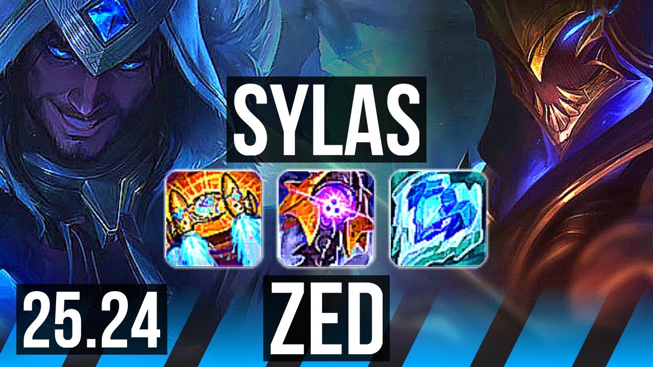 SYLAS vs ZED (MID) | KR Grandmaster | 25.24