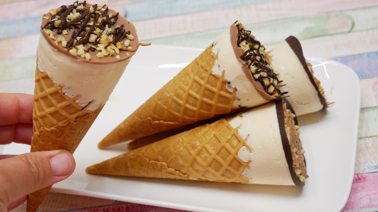 CONOS DE HELADO DE KINDER BUENO (MUY FÁCILES DE HACER)  / El Rincón de Belén