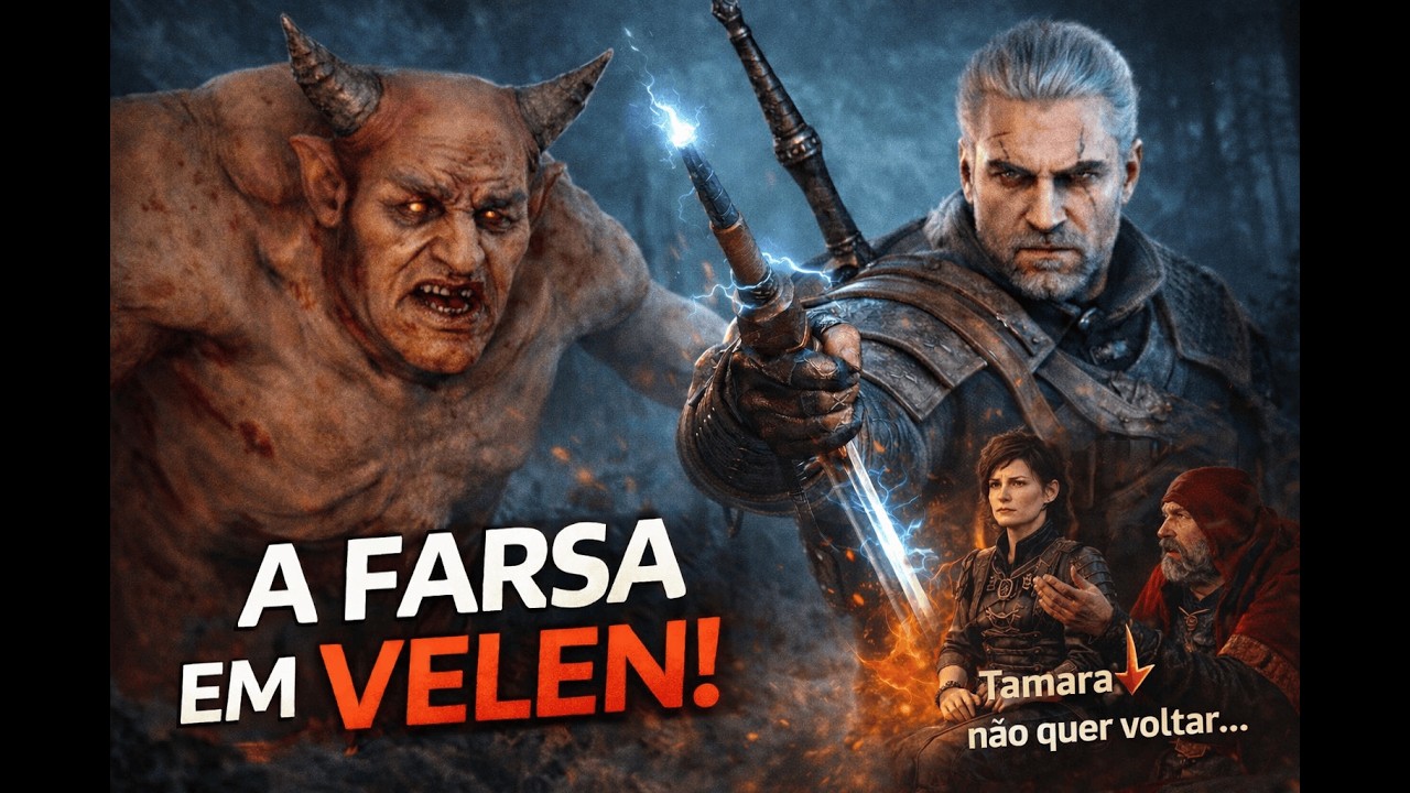 O DEMÔNIO QUE SE PASSAVA POR DEUS! | Tamara, Barão e Segredos em Velen – The Witcher 3 #17