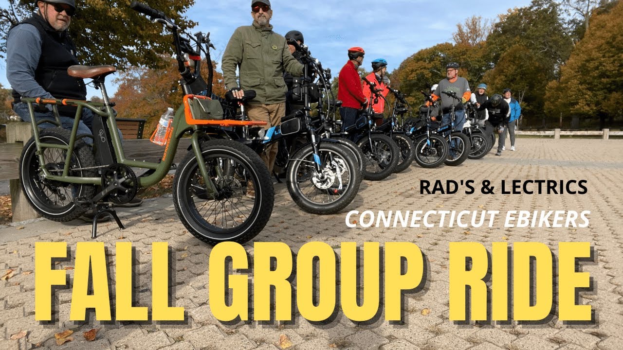 Group Ebike Ride - Connecticut Ebikers featuring Rad and Lectric E-bikes