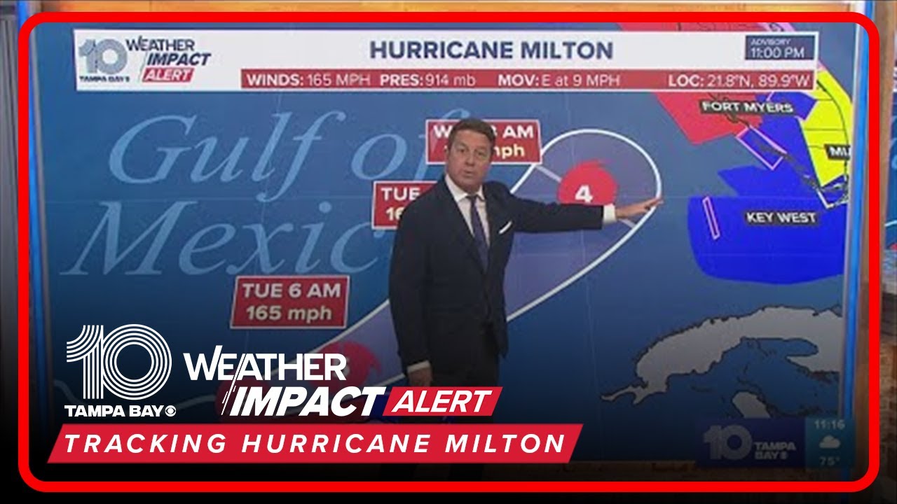 Hurricane Milton update: 11:15 p.m. Monday, Oct. 7