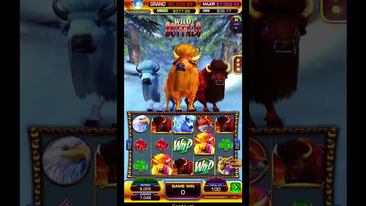 Wild Buffalo slots on Golden Dragon