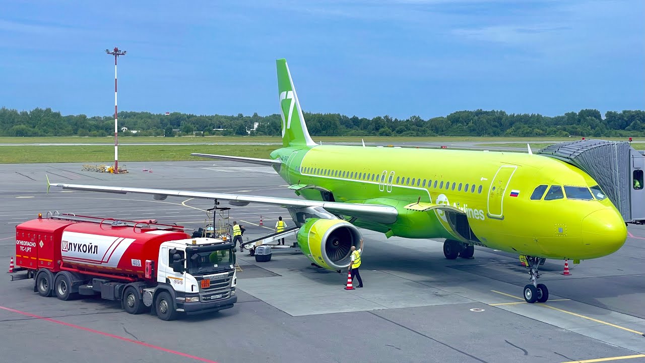 Airbus A320-200 | S7 Airlines | Калининград (KGD) — Москва (DME) | Полный Полёт | 4К