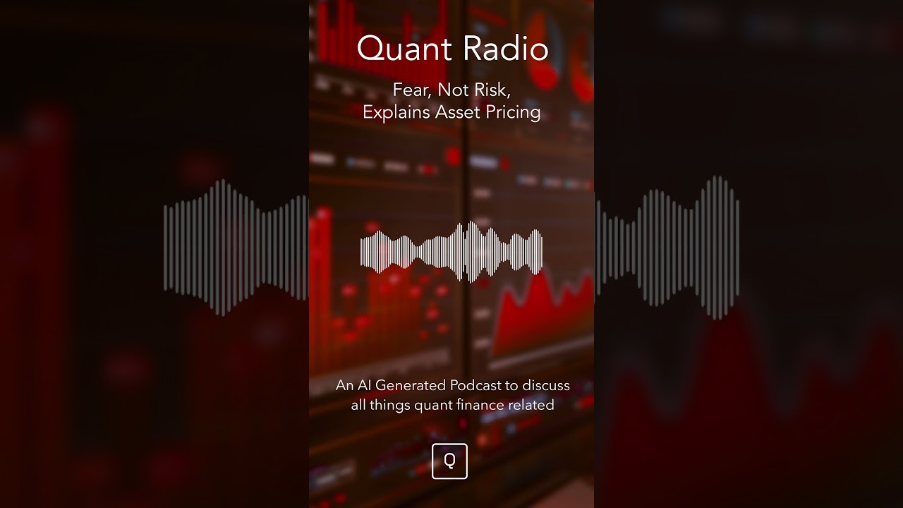 Fear, Not Risk, Explains Asset Pricing #finance #trading #investing