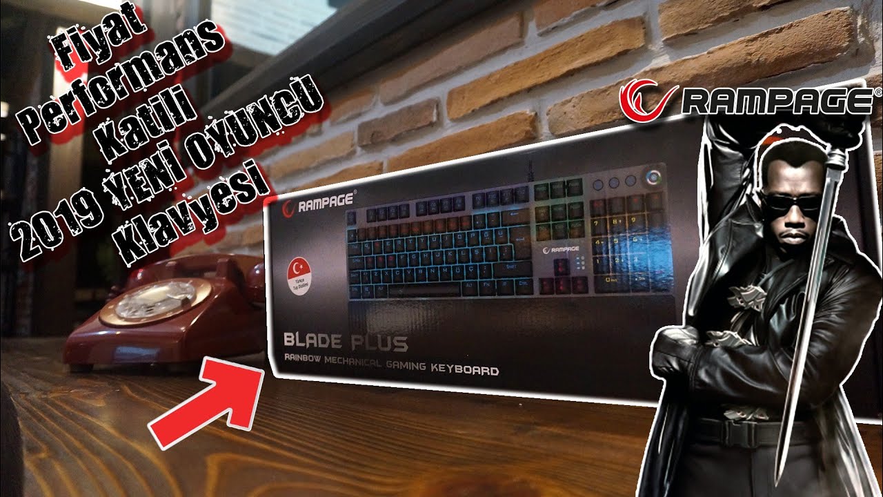 2019 Fiyat Performans Klavyesi - Rampage KB-R28 BLADE PLUS {ÇEKİLİŞLİ}