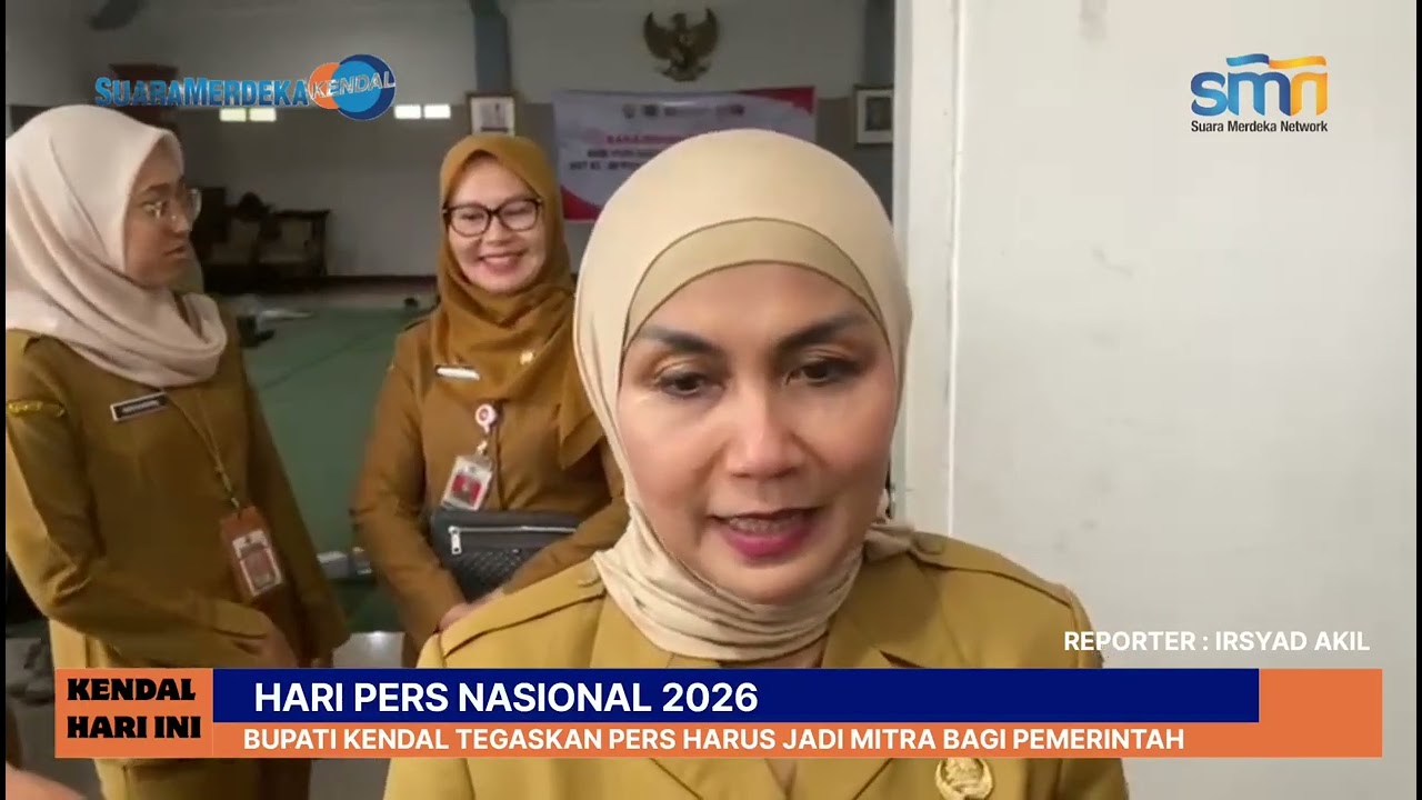 Hari Pers Nasional 2026, Bupati Kendal Tegaskan Pers Harus jadi Mitra Bagi Pemerintah 