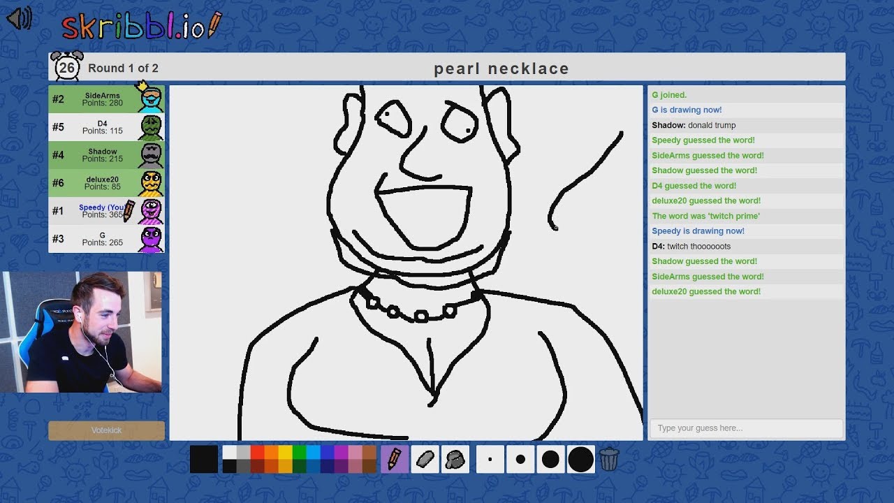 BALLS BLOWING IN THE WIND! - Skribbl with The Crew!