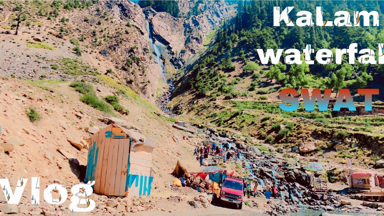 Swat waterfall || waterfall in Kalam swat|| biggest waterfall of SWAT