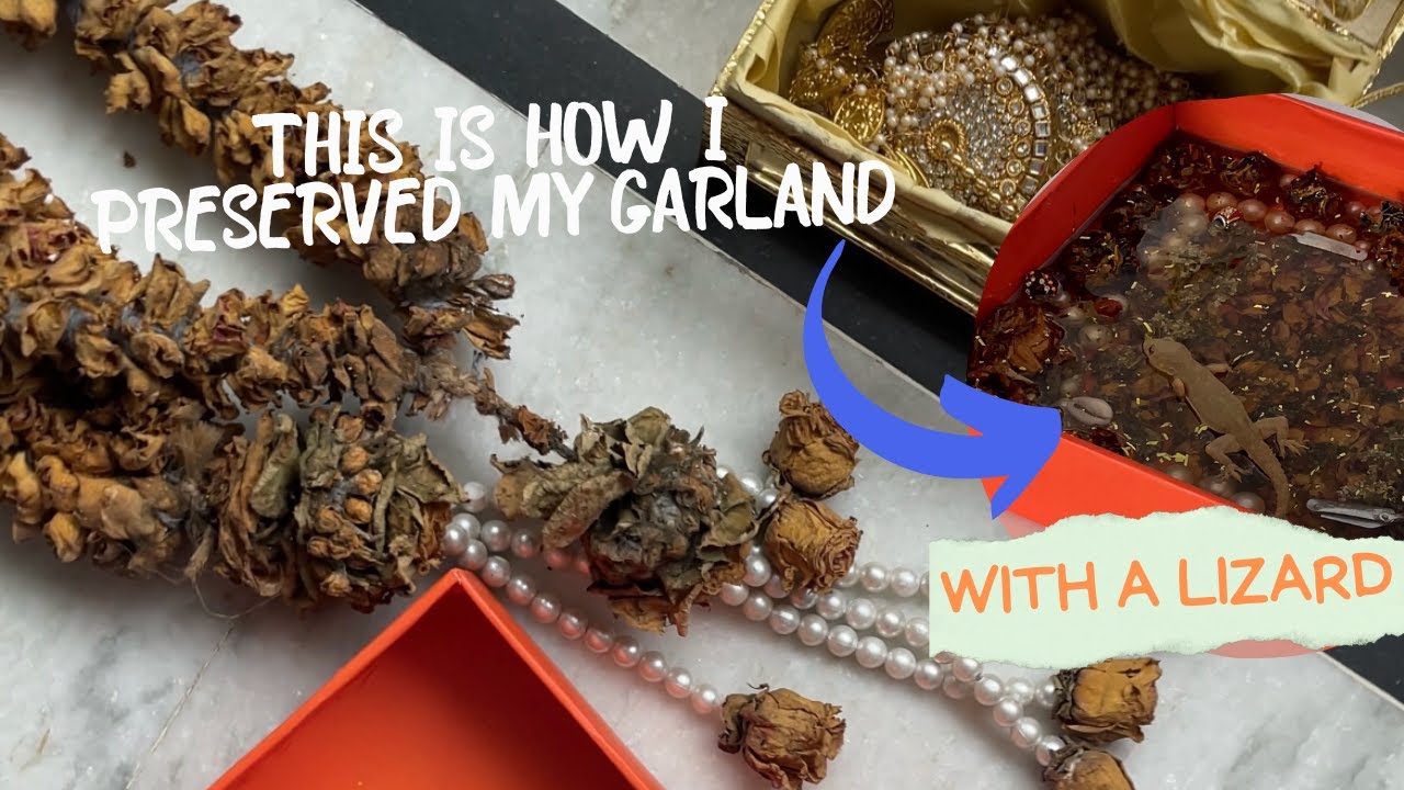 DIY Wedding Garland Preservation/ Varmala Preservation/ Flower Preservation/ Resin Art