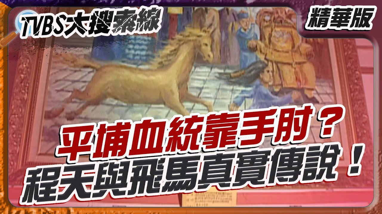 平埔血統靠手肘？程天與飛馬真實傳說！【#大搜索線 精選】#西拉雅族 #祖靈祭祀 #台灣原住民#立長宮#平埔族